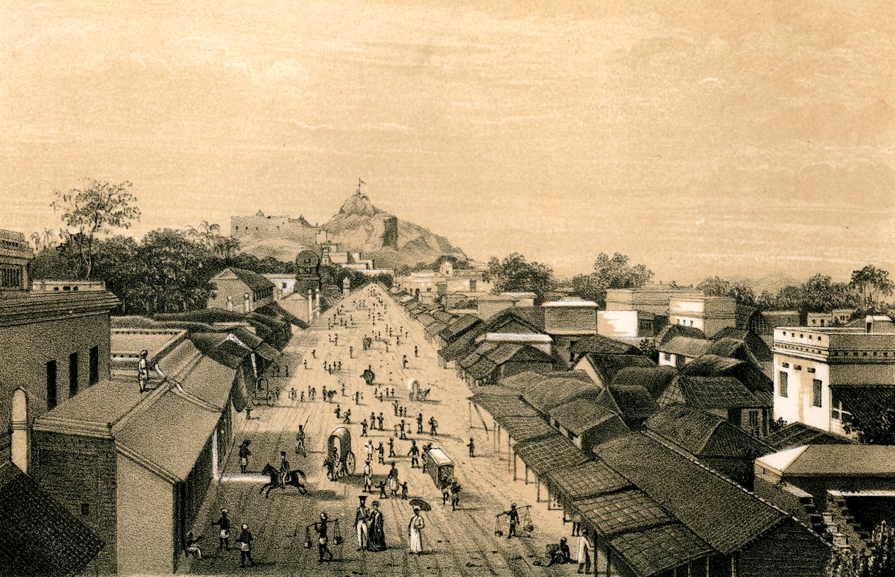 Stadt und Festung von Trichinopoly, Indien von Unbekannt