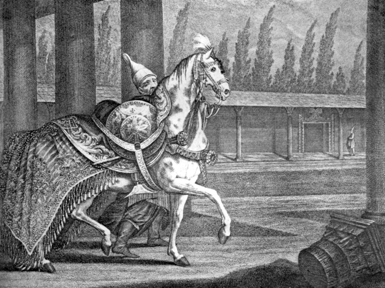 Arabisches Pferd des türkischen Sultans, 1722 1938 von Unbekannt