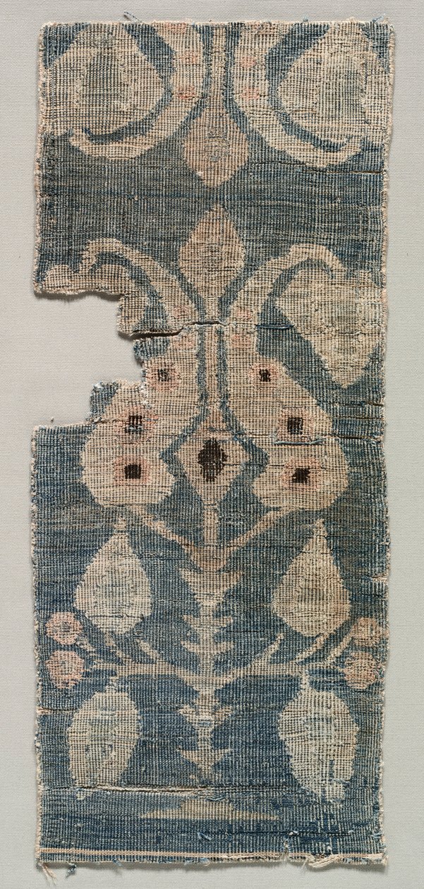 Zweiseitiges Teppichfragment, 1100er Jahre von Unbekannt