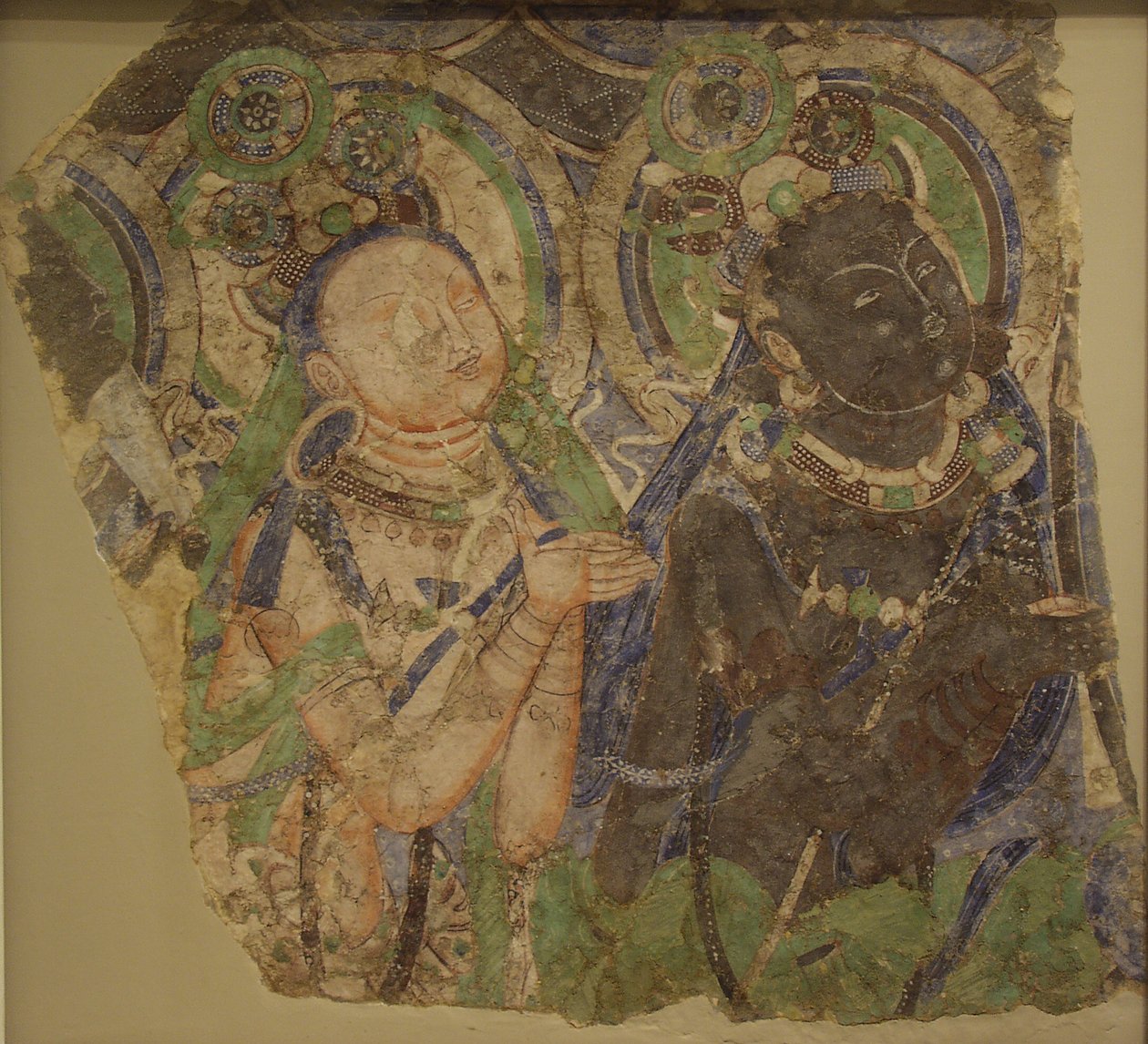 Zwei anbetende Bodhisattvas, 4.-6. Jahrhundert von Unbekannt