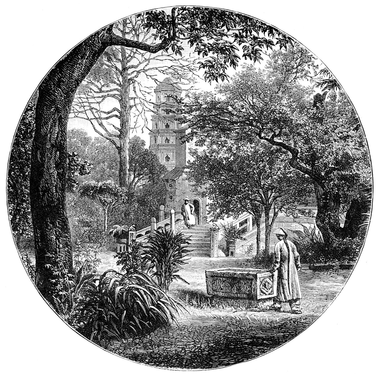 Ansicht in Kanton, 1900 von Unbekannt