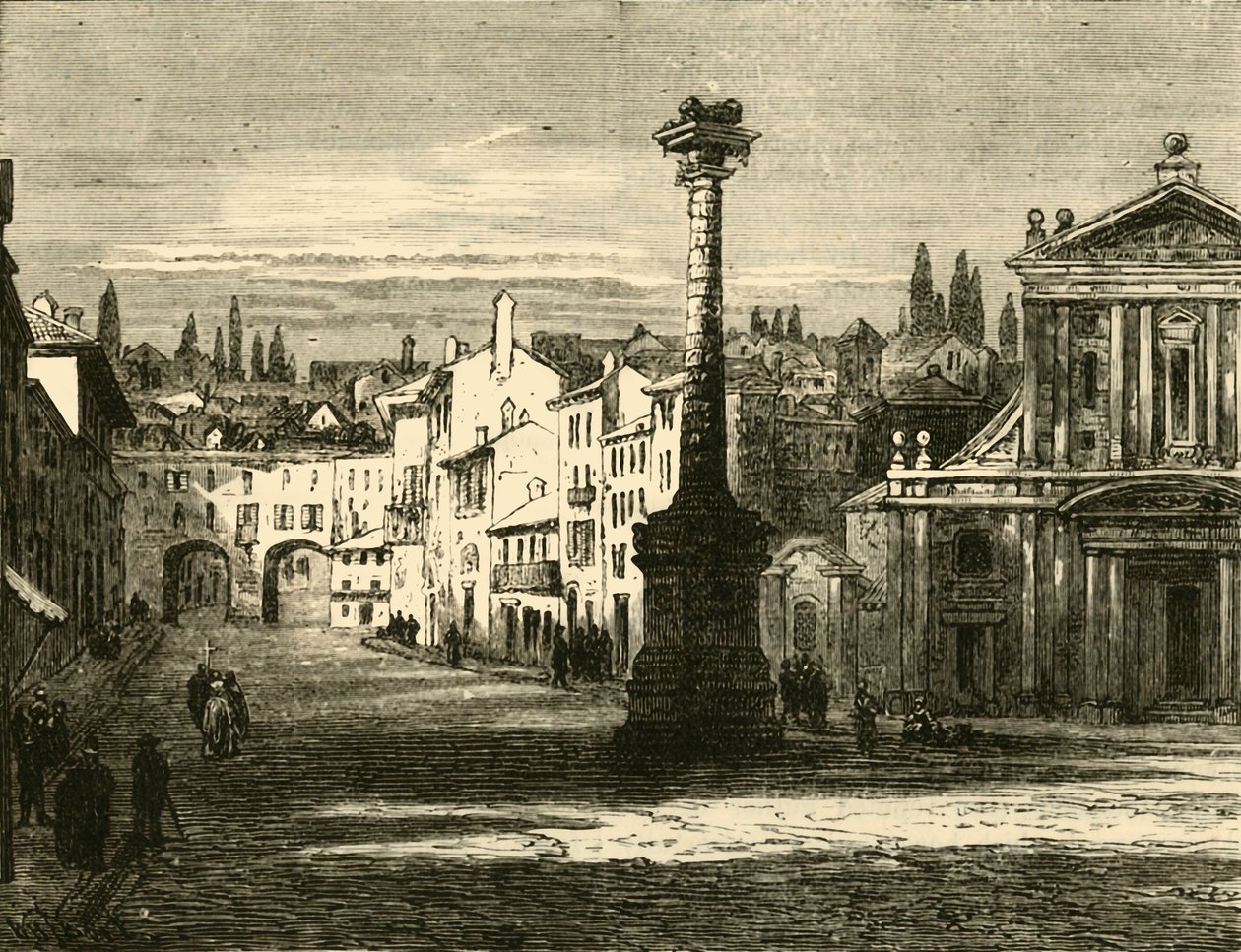 Ansicht von Mailand, 1890 von Unbekannt