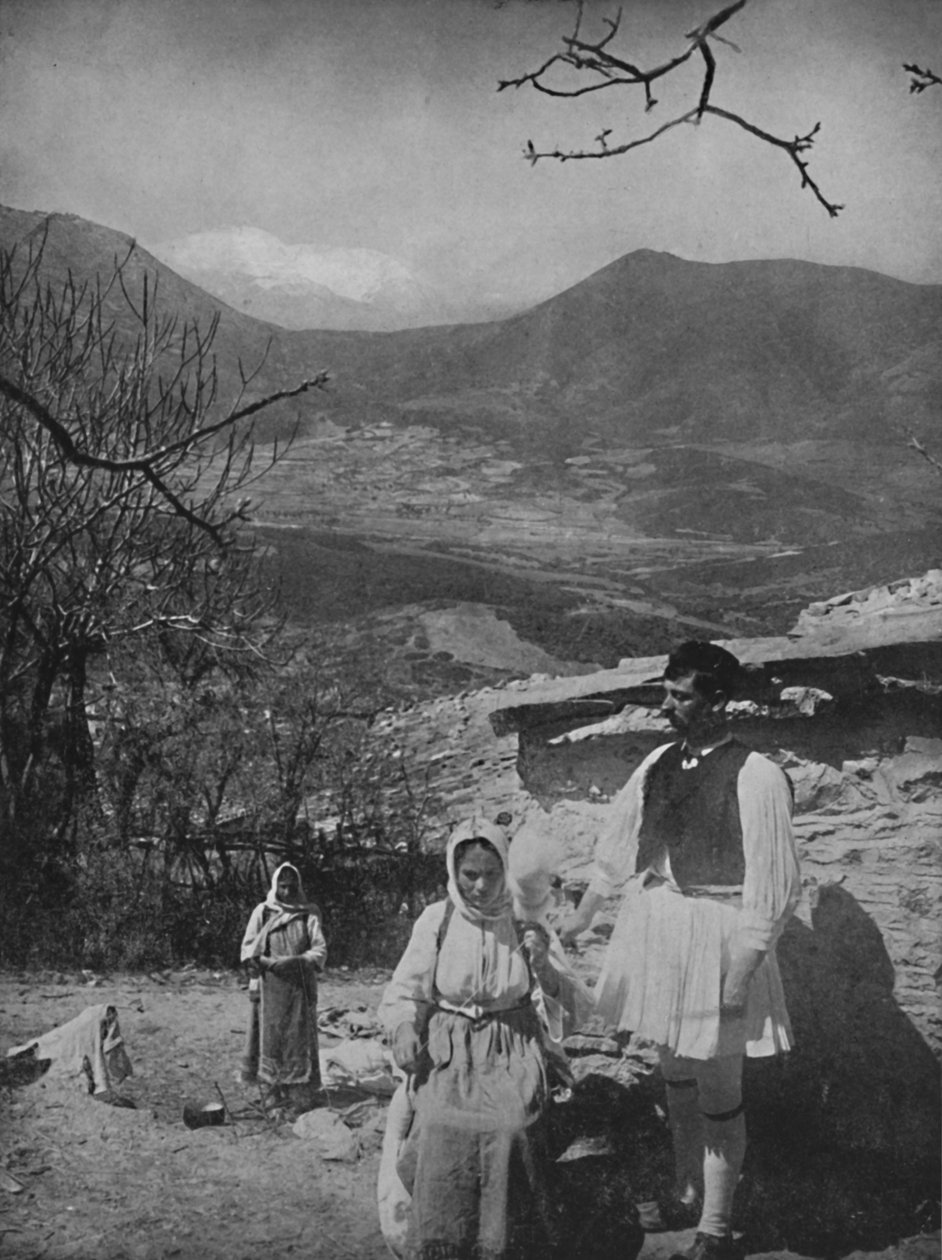 Blick auf den Berg Parnassus, 1913 von Unbekannt