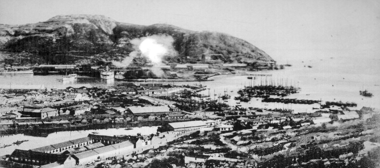 Ansicht von Port Arthur, Mandschurei, 1904 von Unbekannt