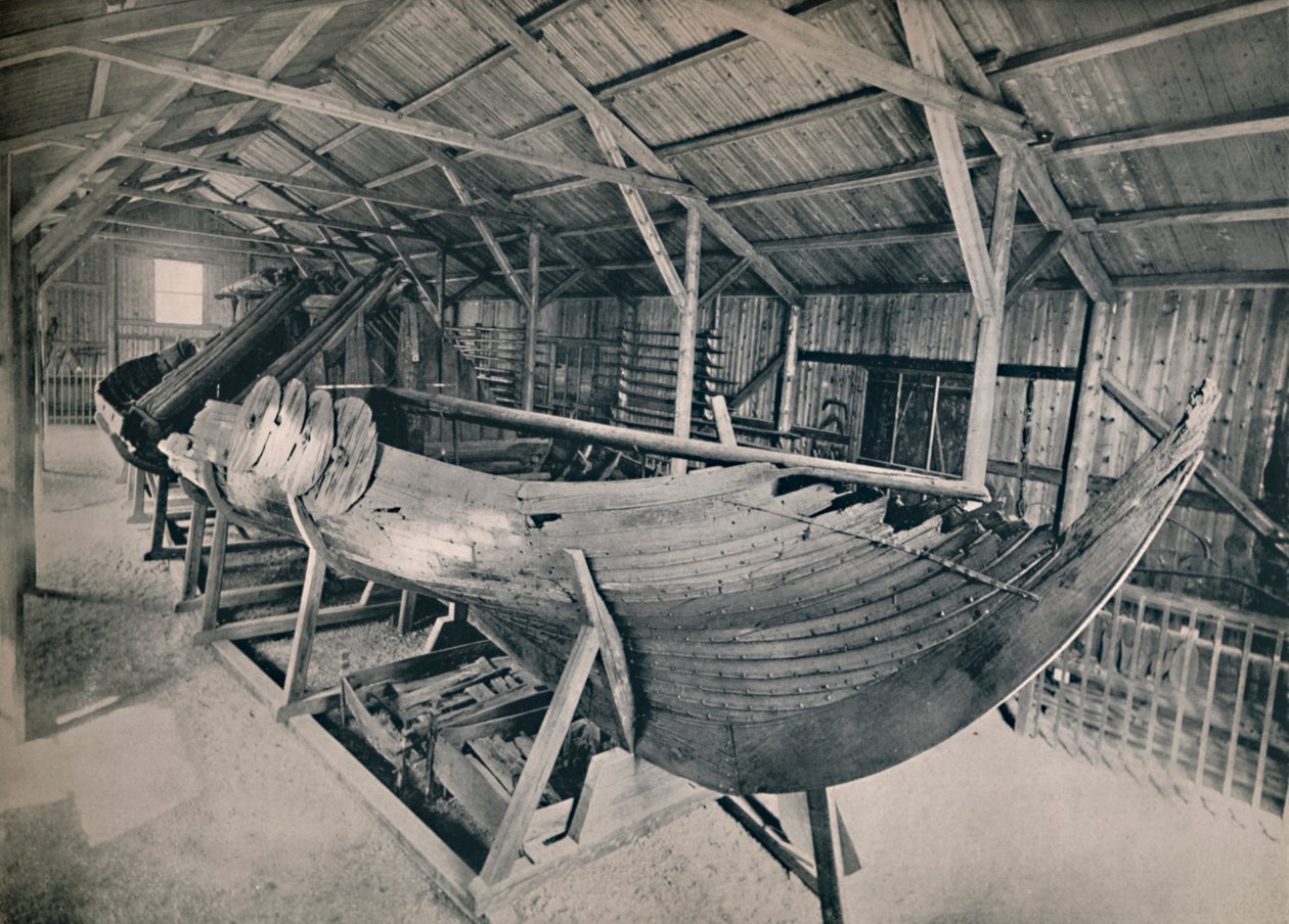 Wikingerschiff, 1914 von Unbekannt