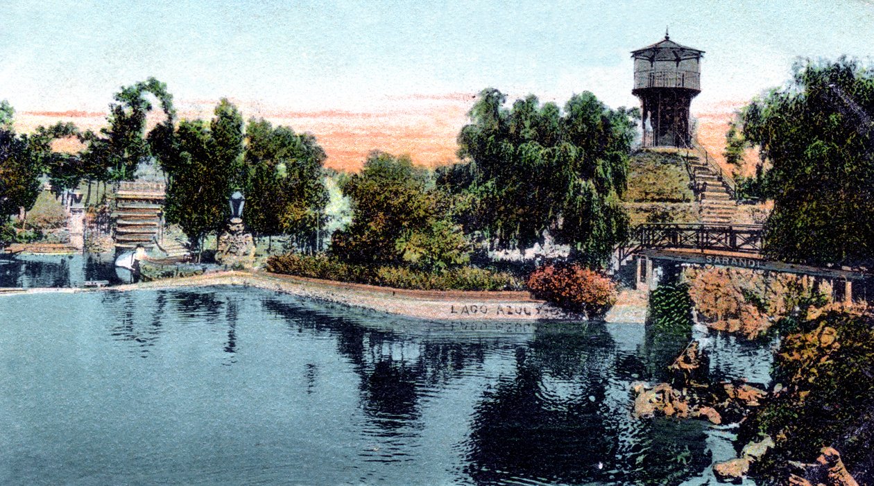 Villa Dolores, Lago Azul, Montevideo, Uruguay, um 1900 von Unbekannt