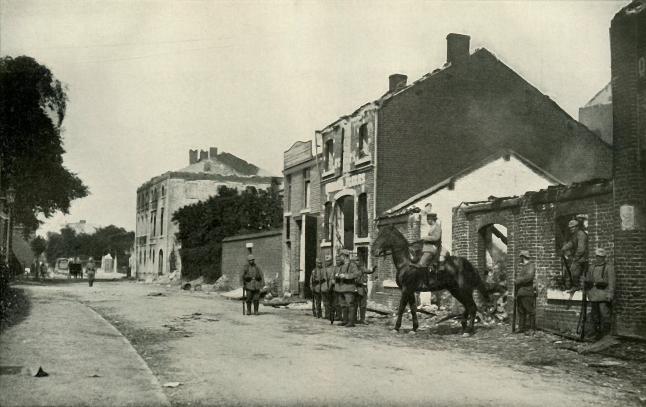 Visé in den Händen der Deutschen, 1919 von Unbekannt