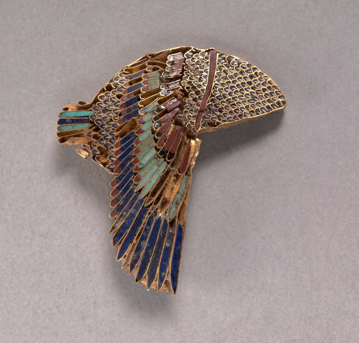 Geierkopfschmuck-Einlage, 100-1 v. Chr. von Unbekannt