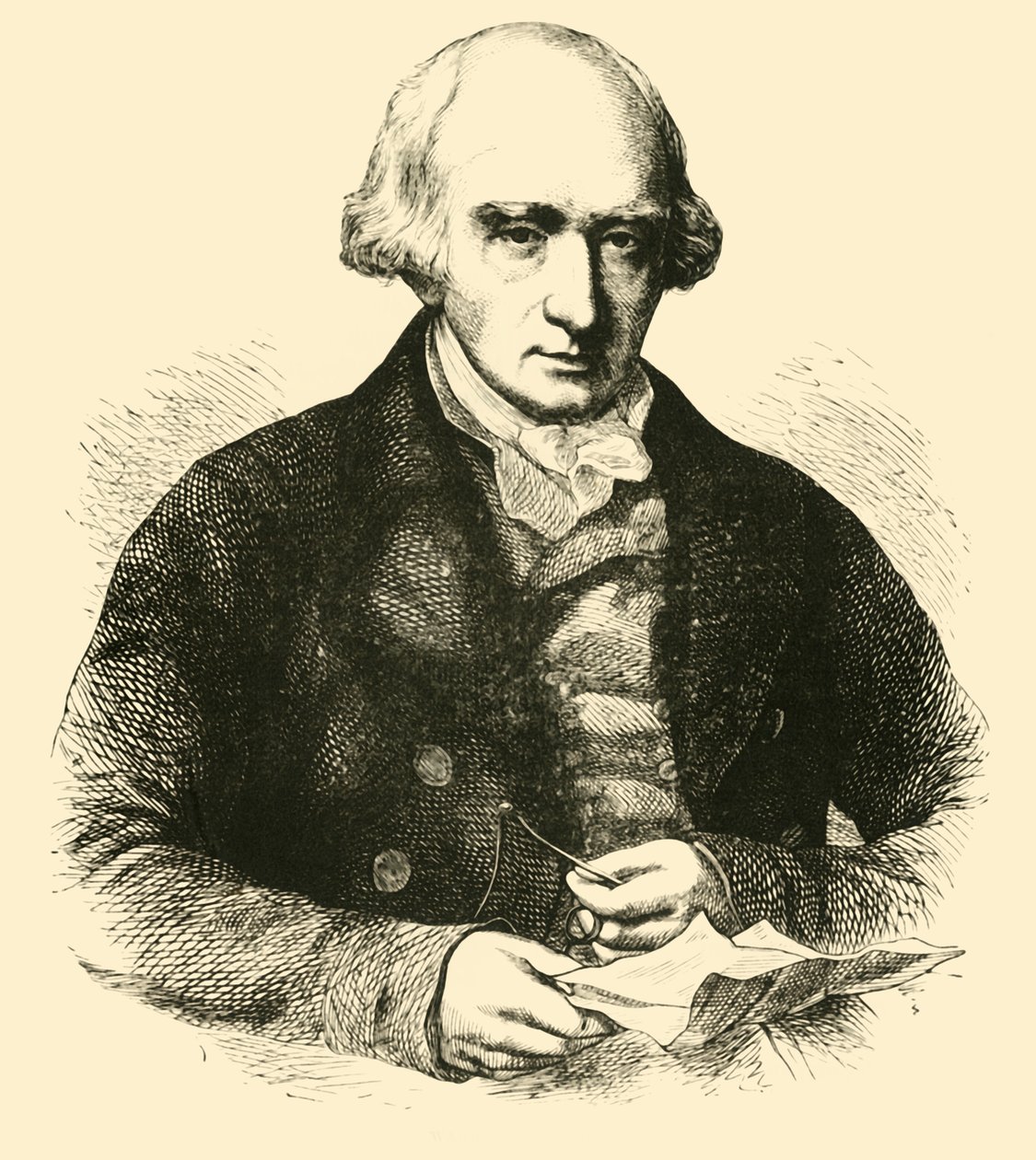 Warren Hastings, ca. 1790, 1890 von Unbekannt