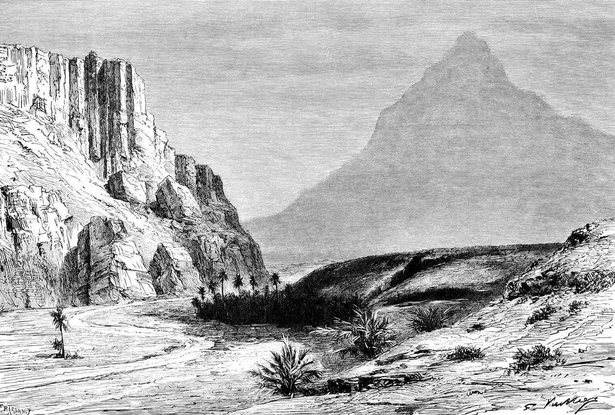Web El-Halluf, nahe Figuig, Marokko, 1895 von Unbekannt