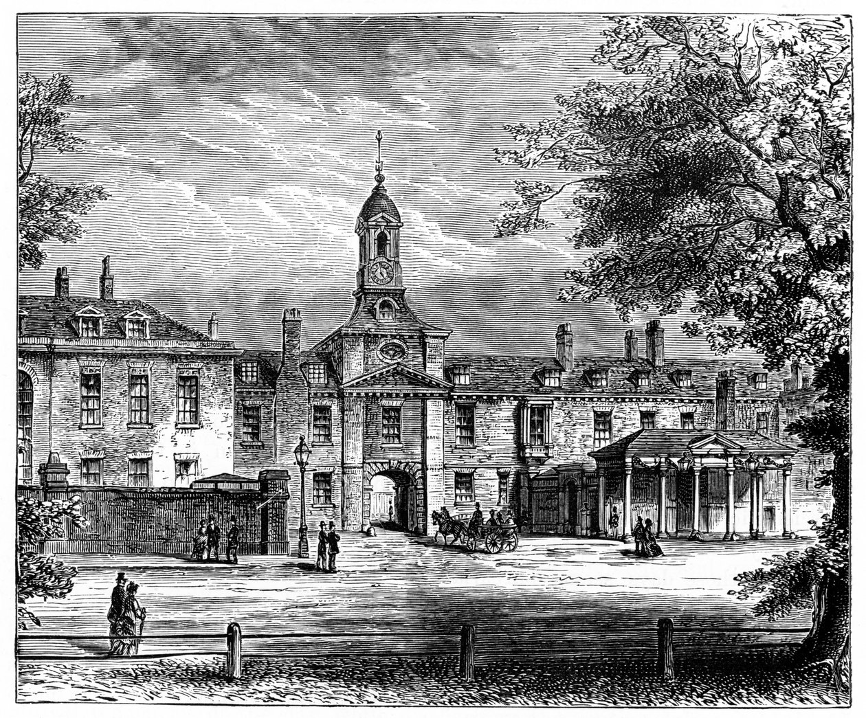 Westfassade des Kensington Palace, London, 1900 von Unbekannt
