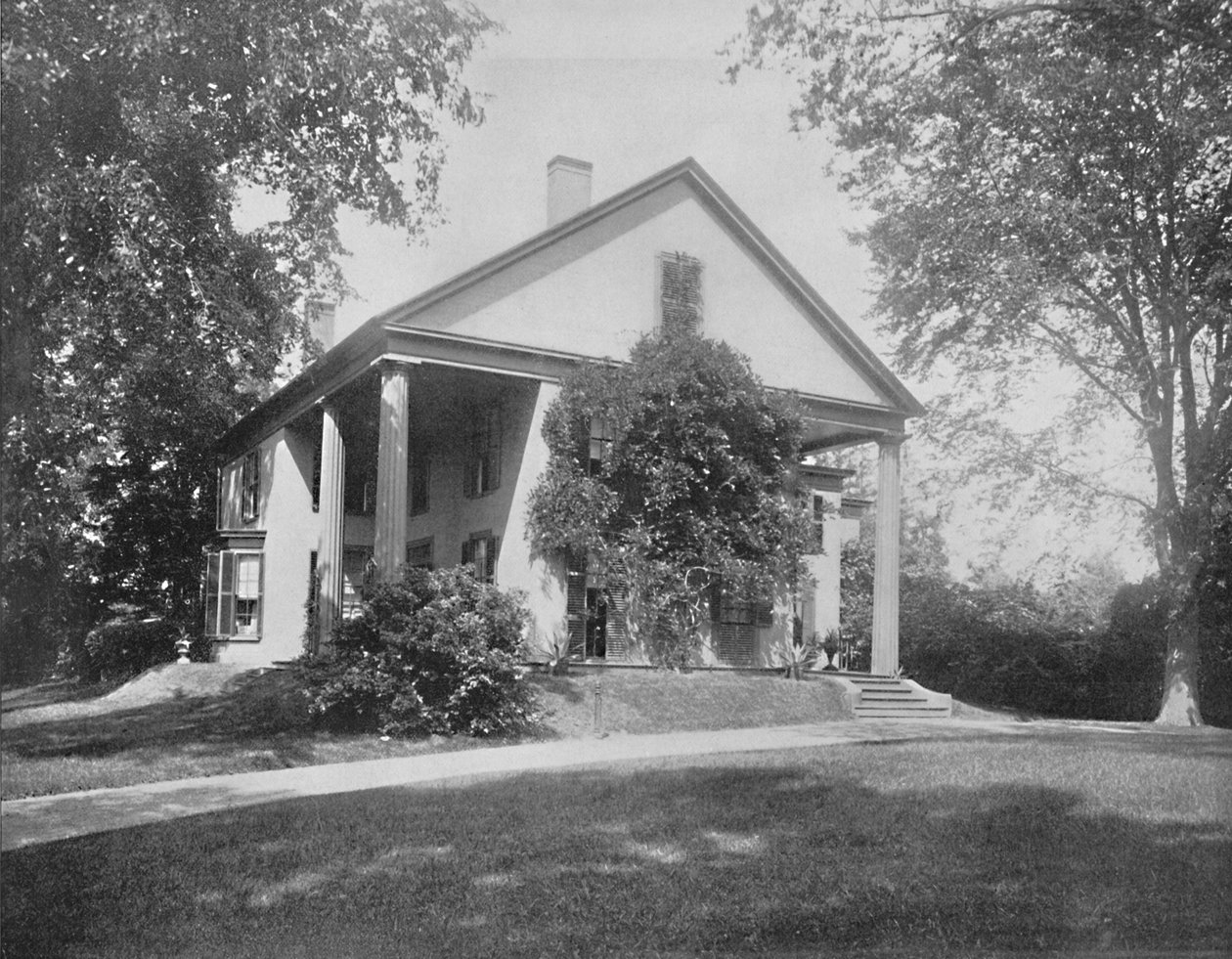 Whittiers Haus Danvers, Massachusetts, ca. 1897 von Unbekannt