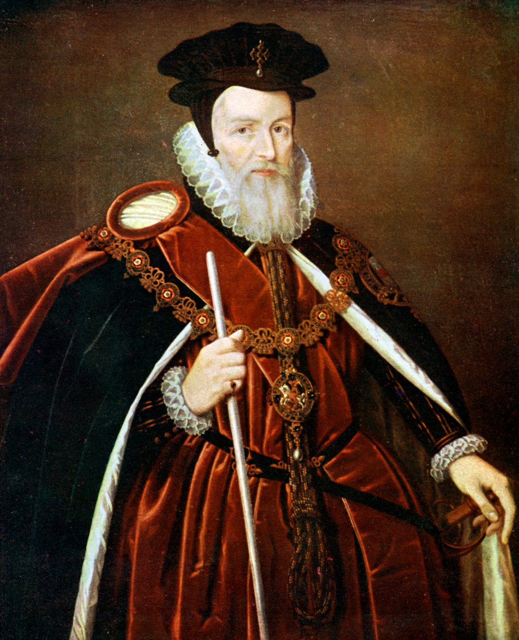 William Cecil, 1. Baron Burghley, 16. Jahrhundert um 1905 von Unbekannt