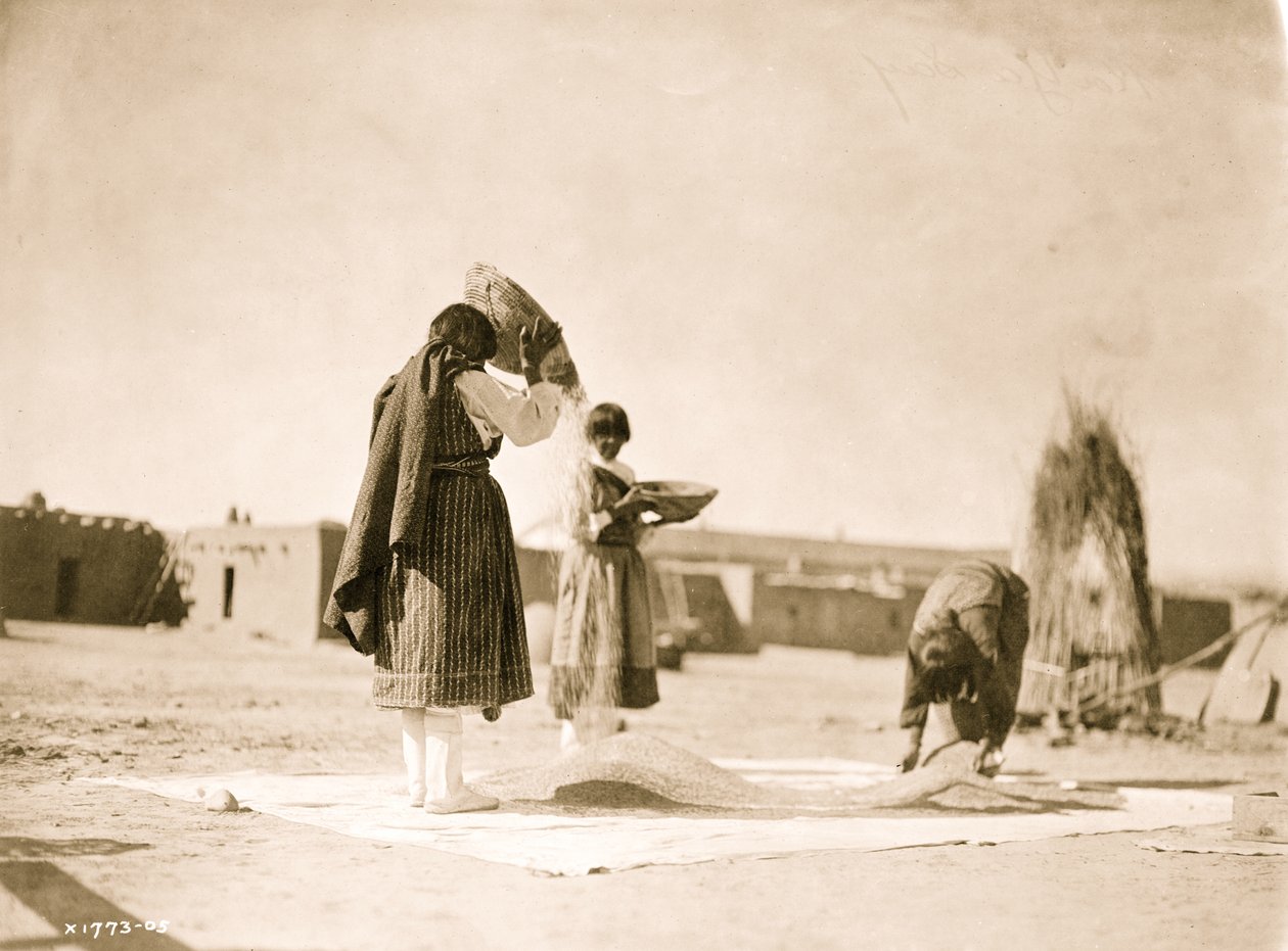 Weizen winnowen - San Juan 1905 von Unbekannt
