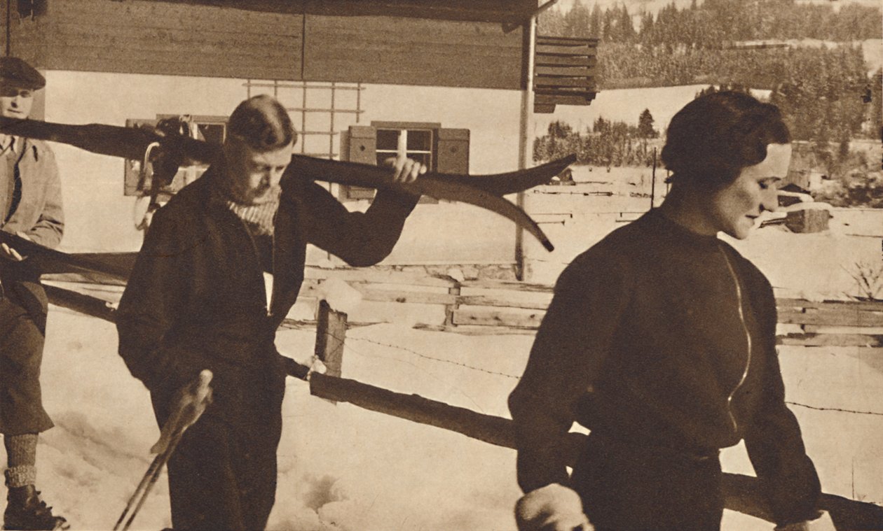 Wintersport, Österreich, 1935, 1937 von Unbekannt