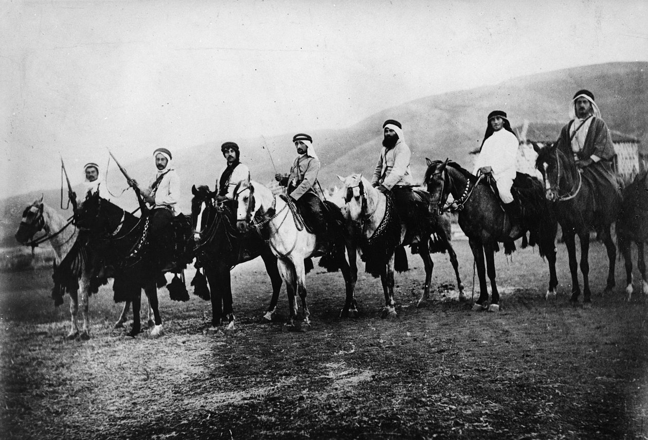 Hashomer - Jüdische Wächter in Galiläa, frühe 1900er von Unbekannt Unbekannt