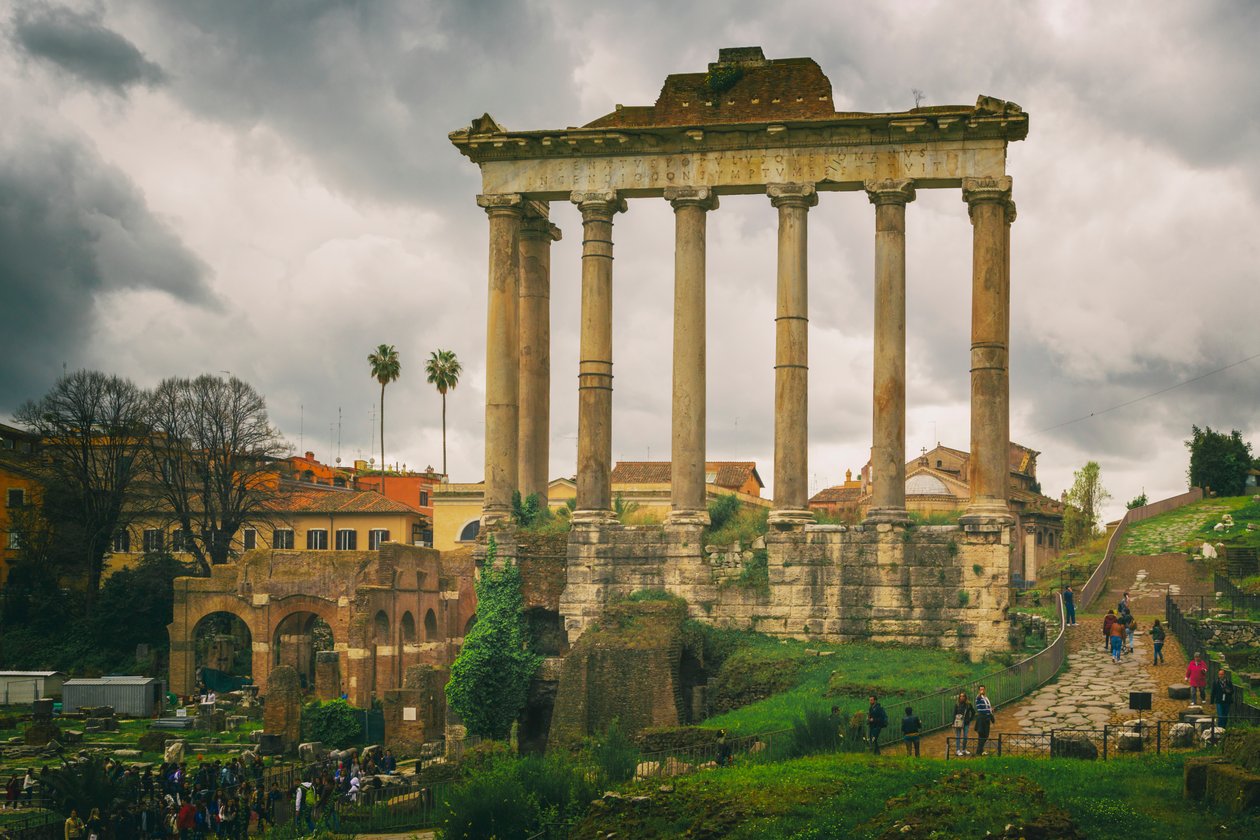 Rom, Italien. Das Römische Forum von Unbekannt Unbekannt