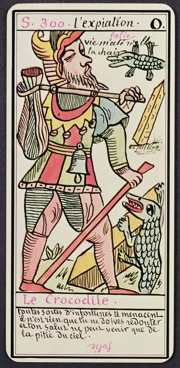 Sühne, Tarotkarte, Französisch von Unbekannt