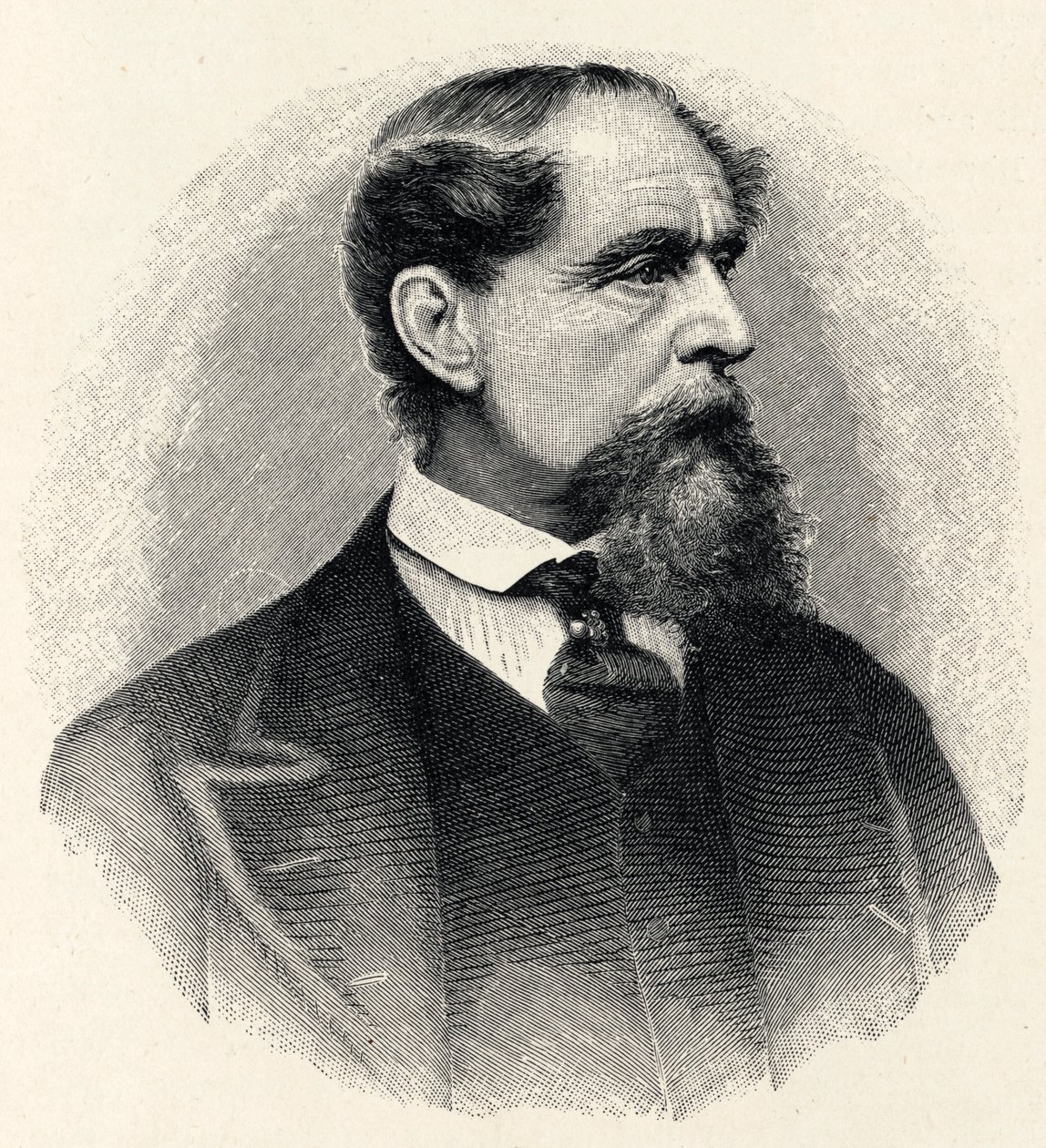 Charles Dickens - Porträt von Unbekannter Künstler