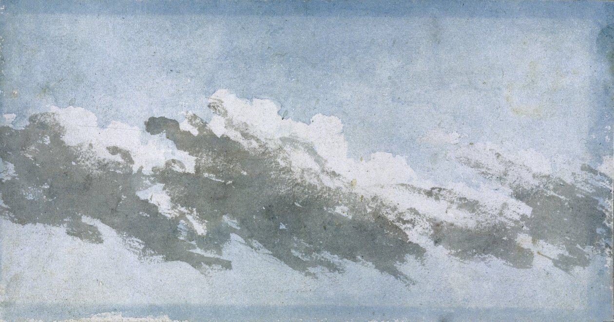 Kumuluswolken im starken Wind, ca. 1803 von Unbekannter Künstler