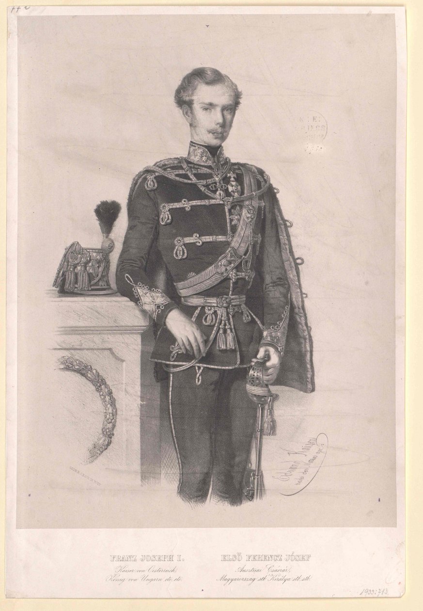 Kaiser von Österreich Franz Joseph I. von Unbekannter Künstler