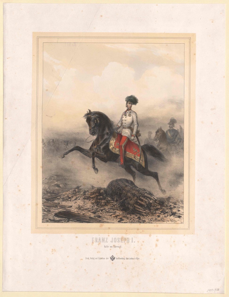 Kaiser von Österreich Franz Joseph I. von Unbekannter Künstler