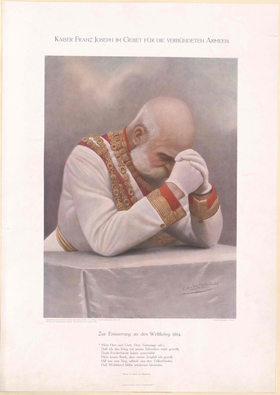 Kaiser von Österreich Franz Joseph I. von Unbekannter Künstler