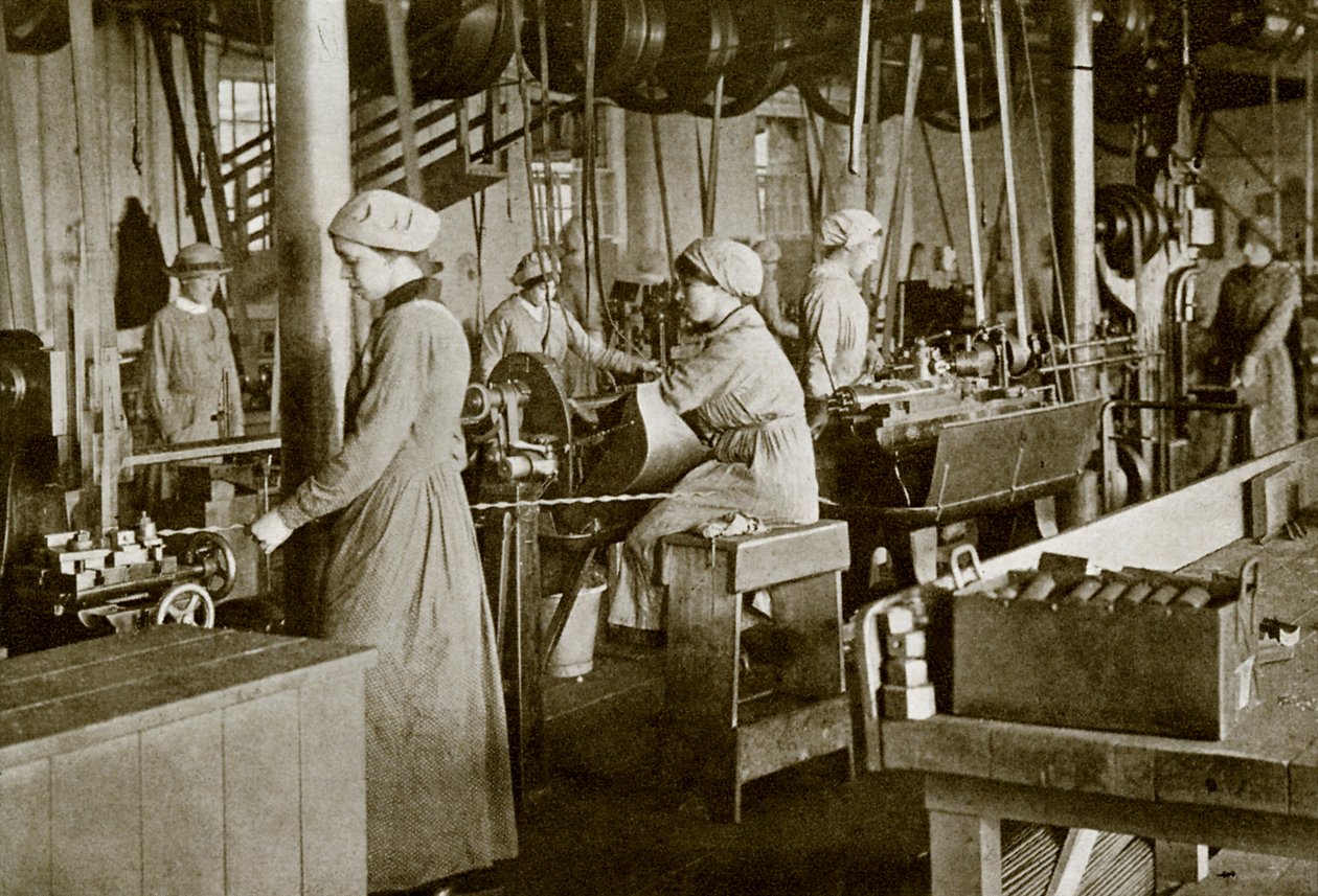 Fabrikarbeiterinnen von Unbekannter Künstler