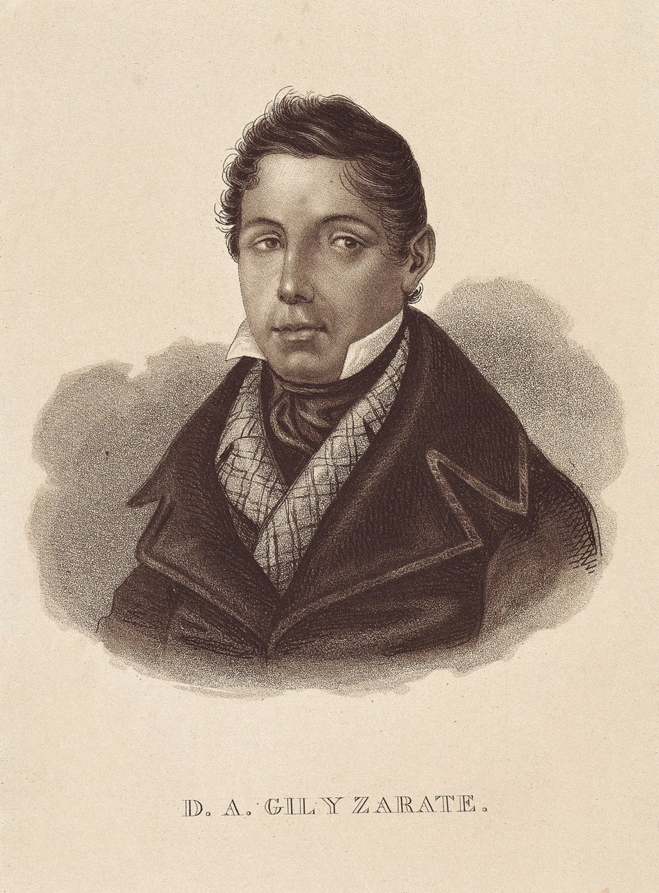 GIL Y ZARATE, Antonio (1793-1861) (Gravur) von Unbekannter Künstler