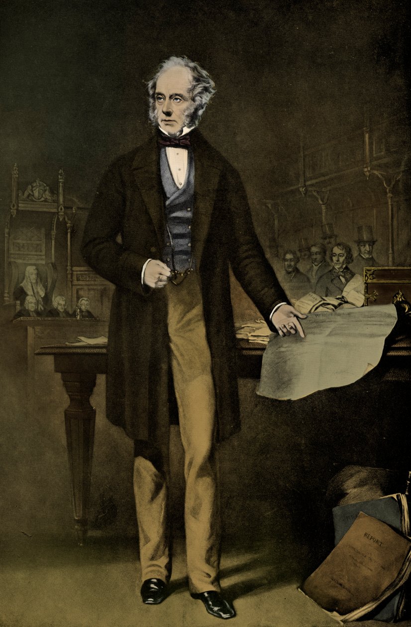 Henry John Temple, 3. Viscount Palmerston von Unbekannter Künstler