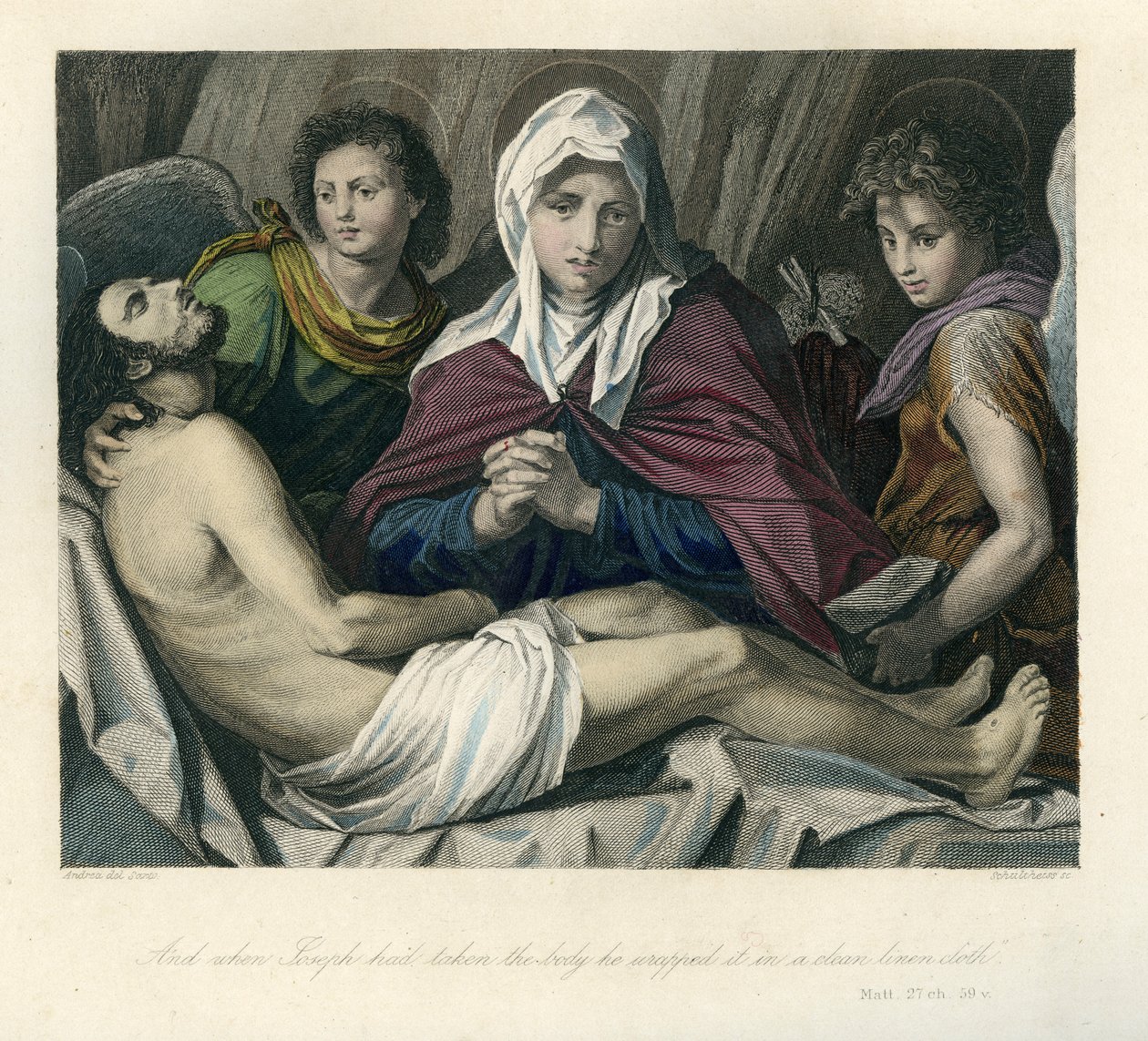 Beweinung Christi - Bibel, Neues Testament von Unbekannter Künstler