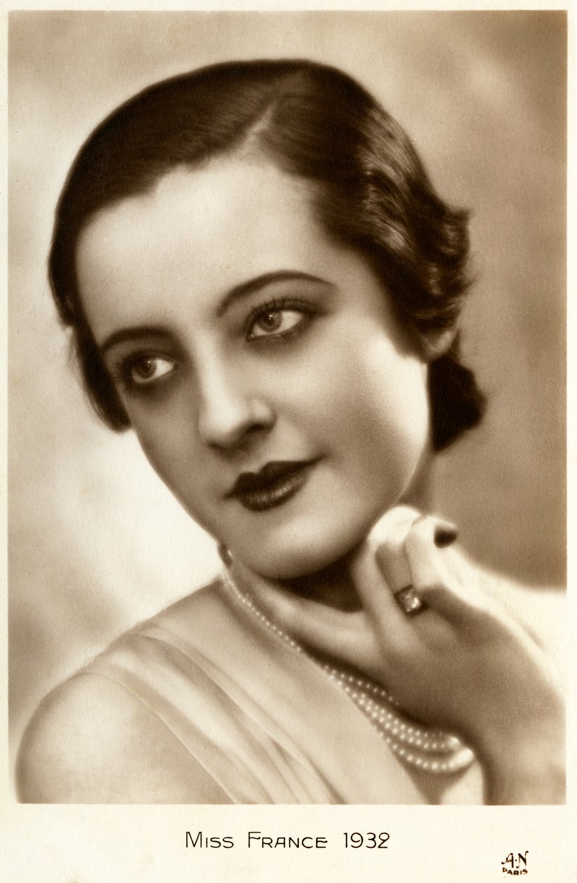 Miss Frankreich 1932 (Postkarte) von Unbekannt