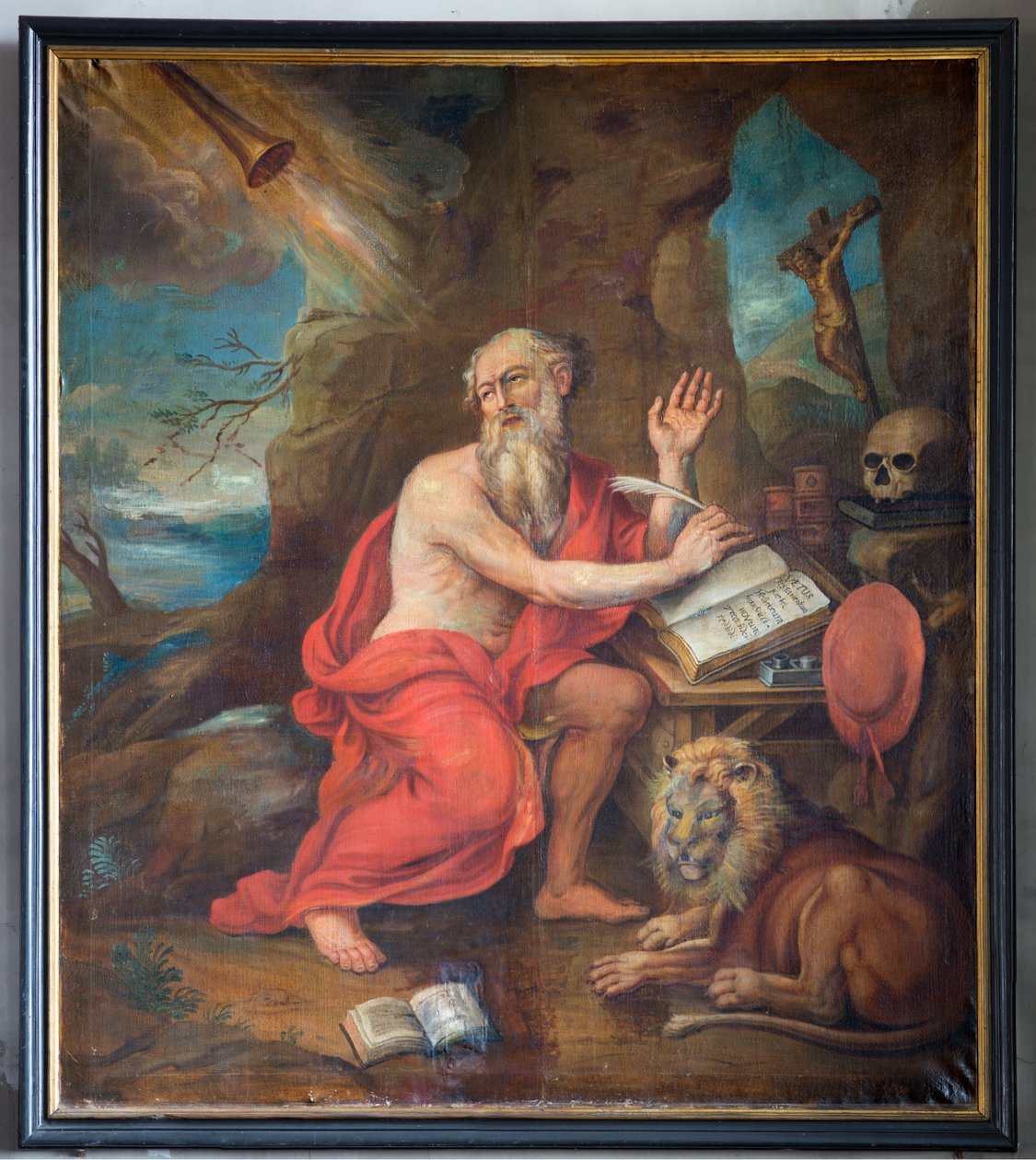 Pfarrkirche (Parochiekerk Sint-Denijs). Innenansicht von Unbekannter Künstler