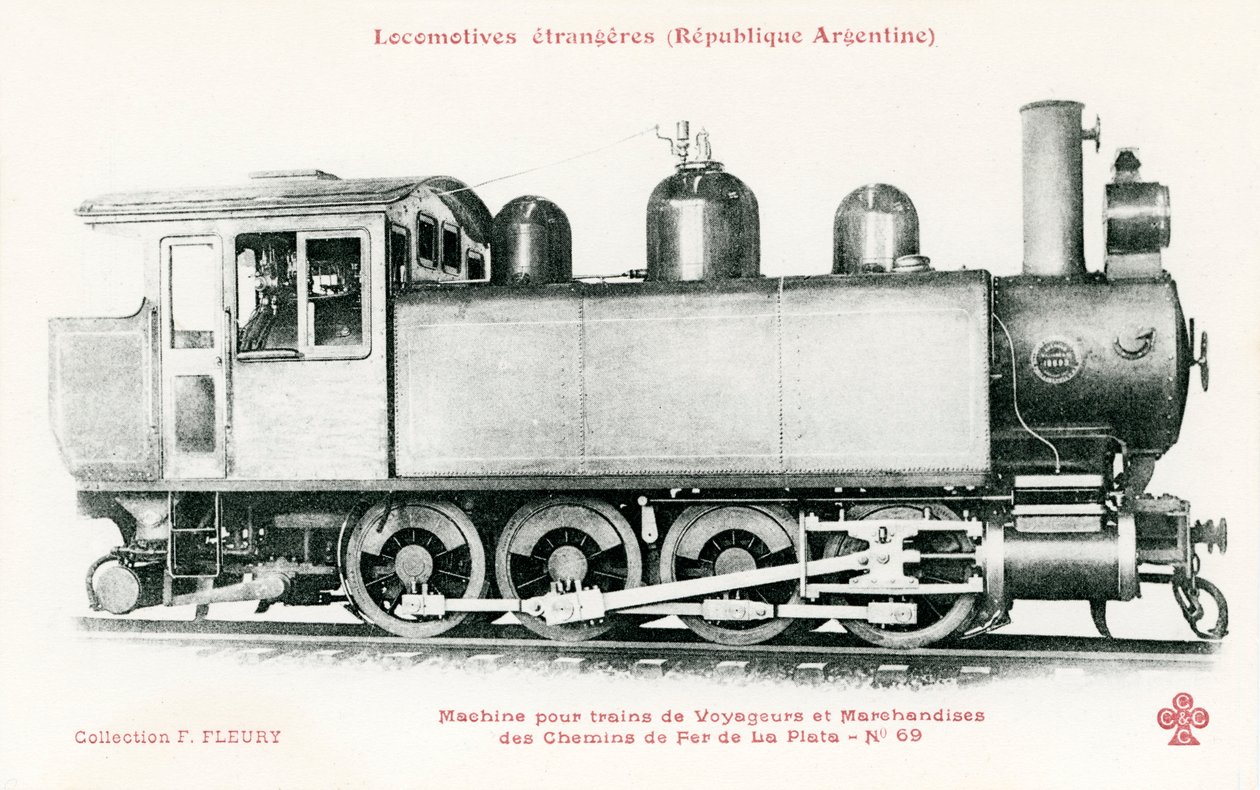 Eisenbahnwagen von Argentinien von Unbekannter Künstler