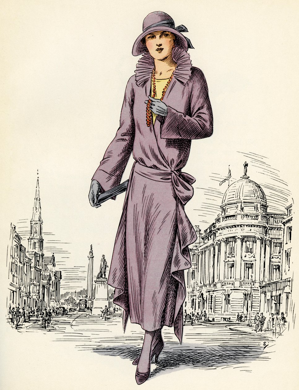 Schottische Frauenmode: 1922 von Unbekannter Künstler