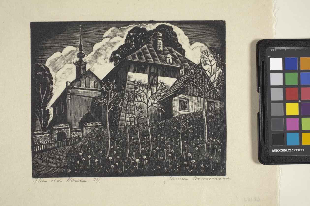 Das alte Haus von Unbekannter Künstler
