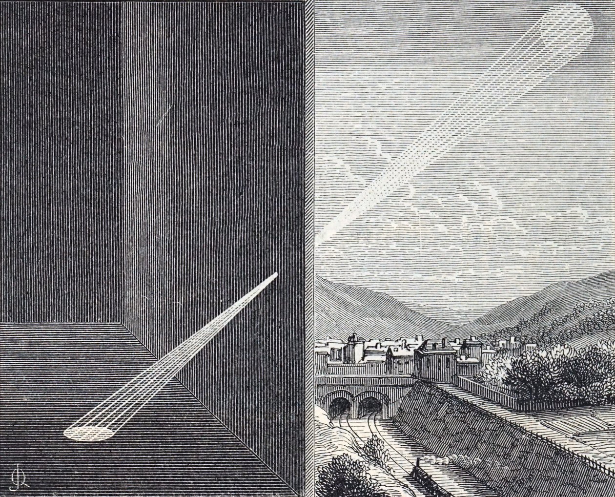 Das Loch einer Camera Obscura. von Unbekannt