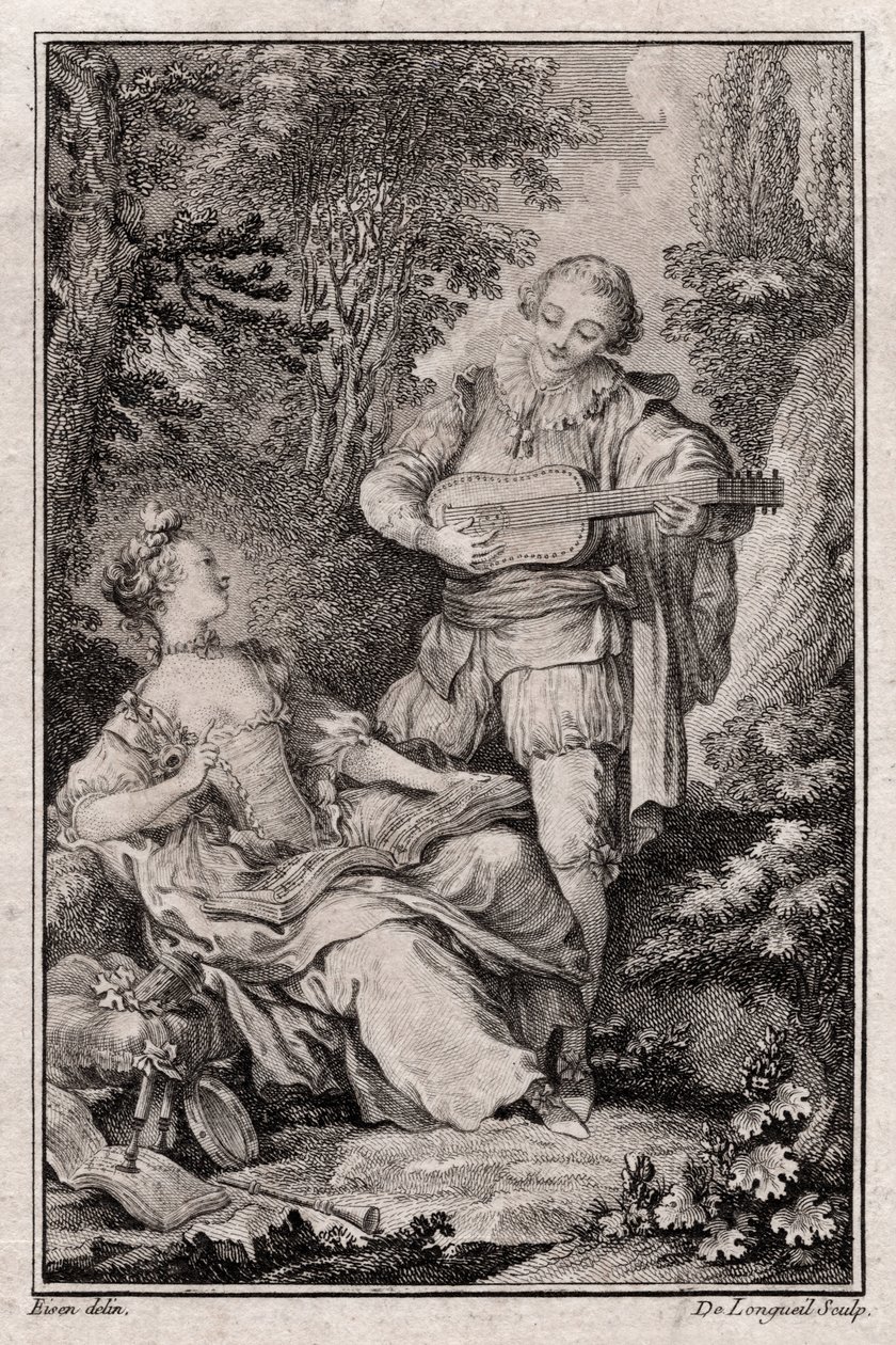 Ohne Titel Genreszene, Paris 1766 von Unbekannter Künstler