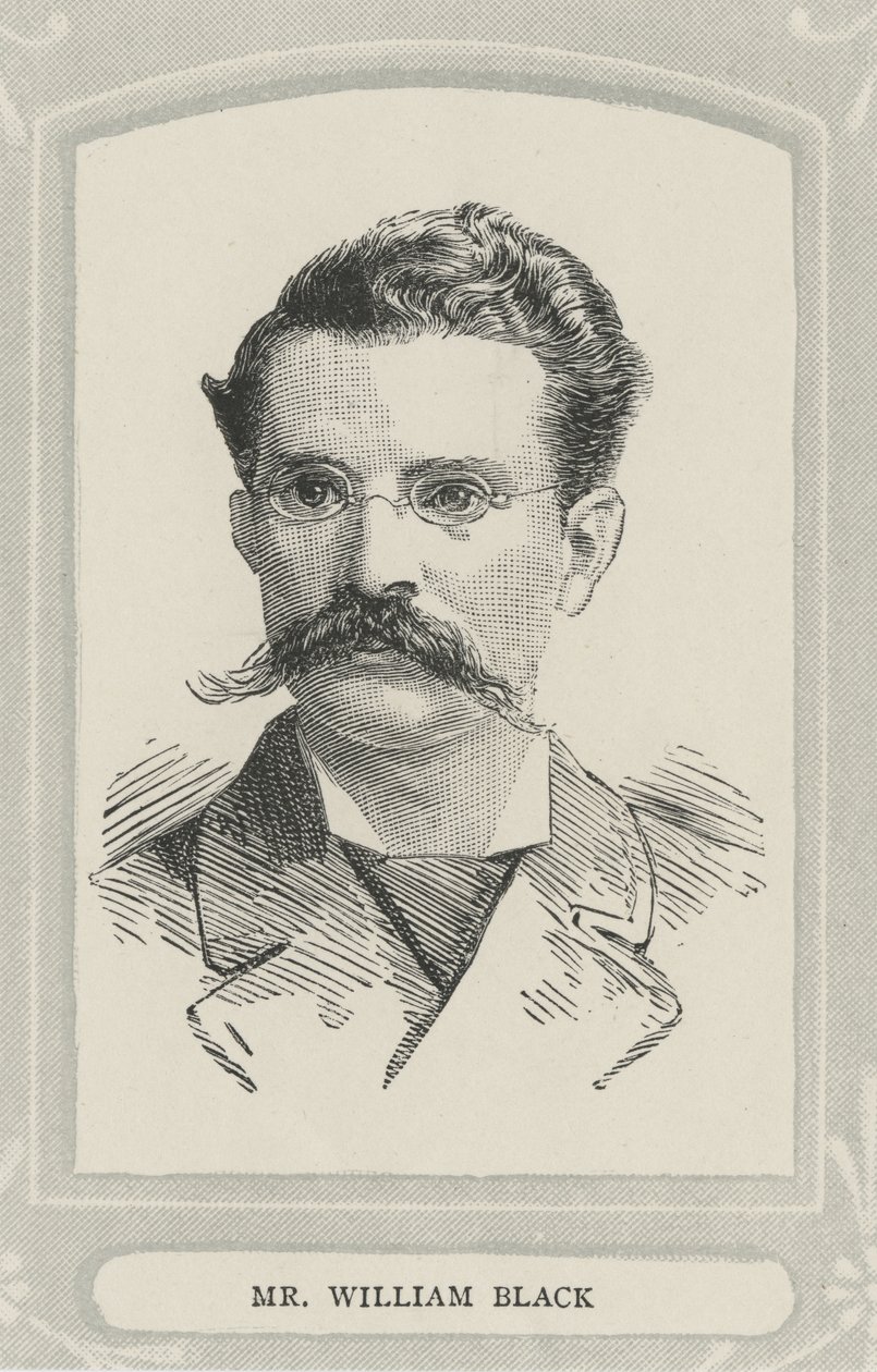 William Black (1841-1898) (Lithographie) von Unbekannt