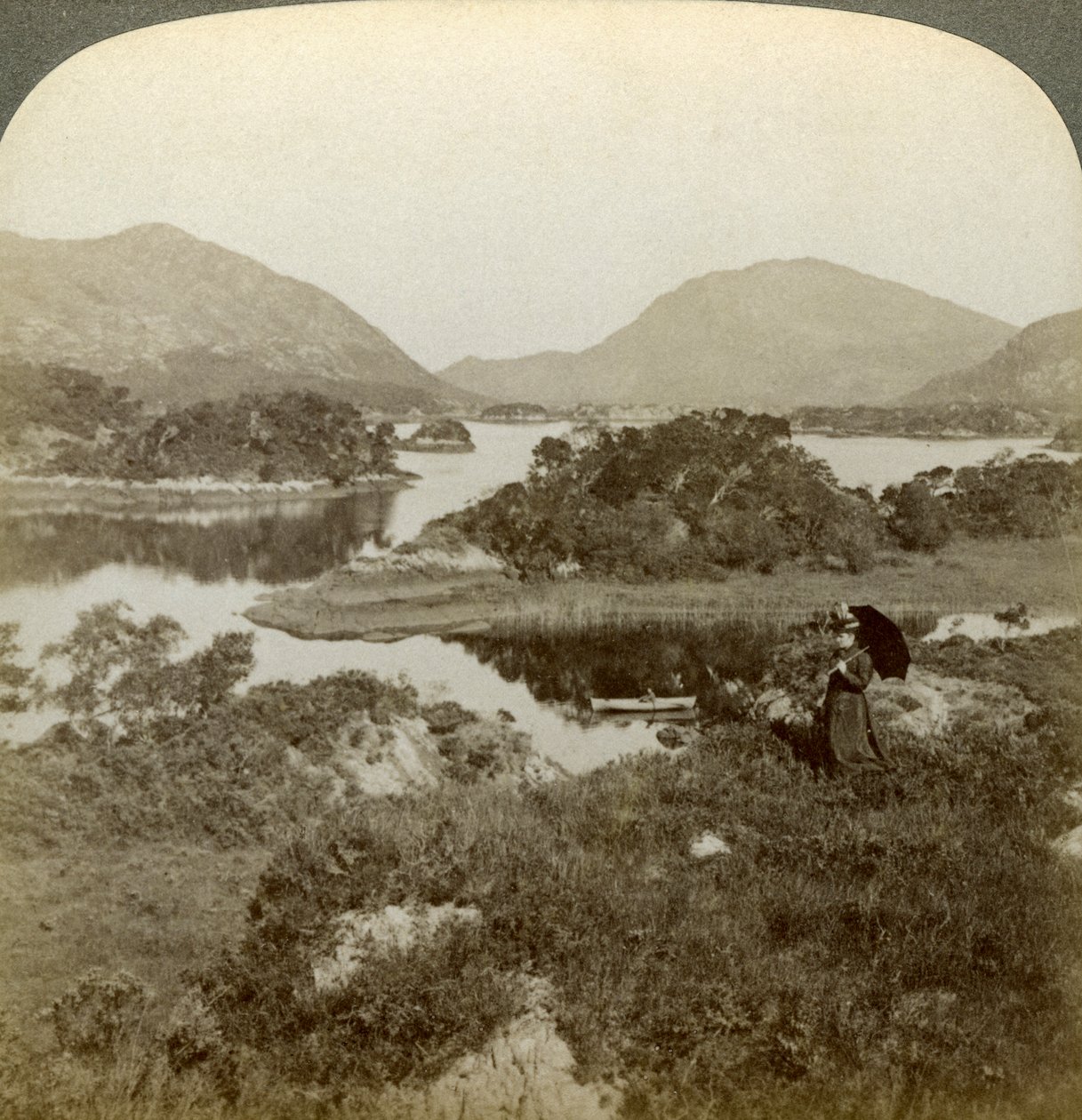 Inseln und Oberer See, Killarney, Irland von Underwood and Underwood