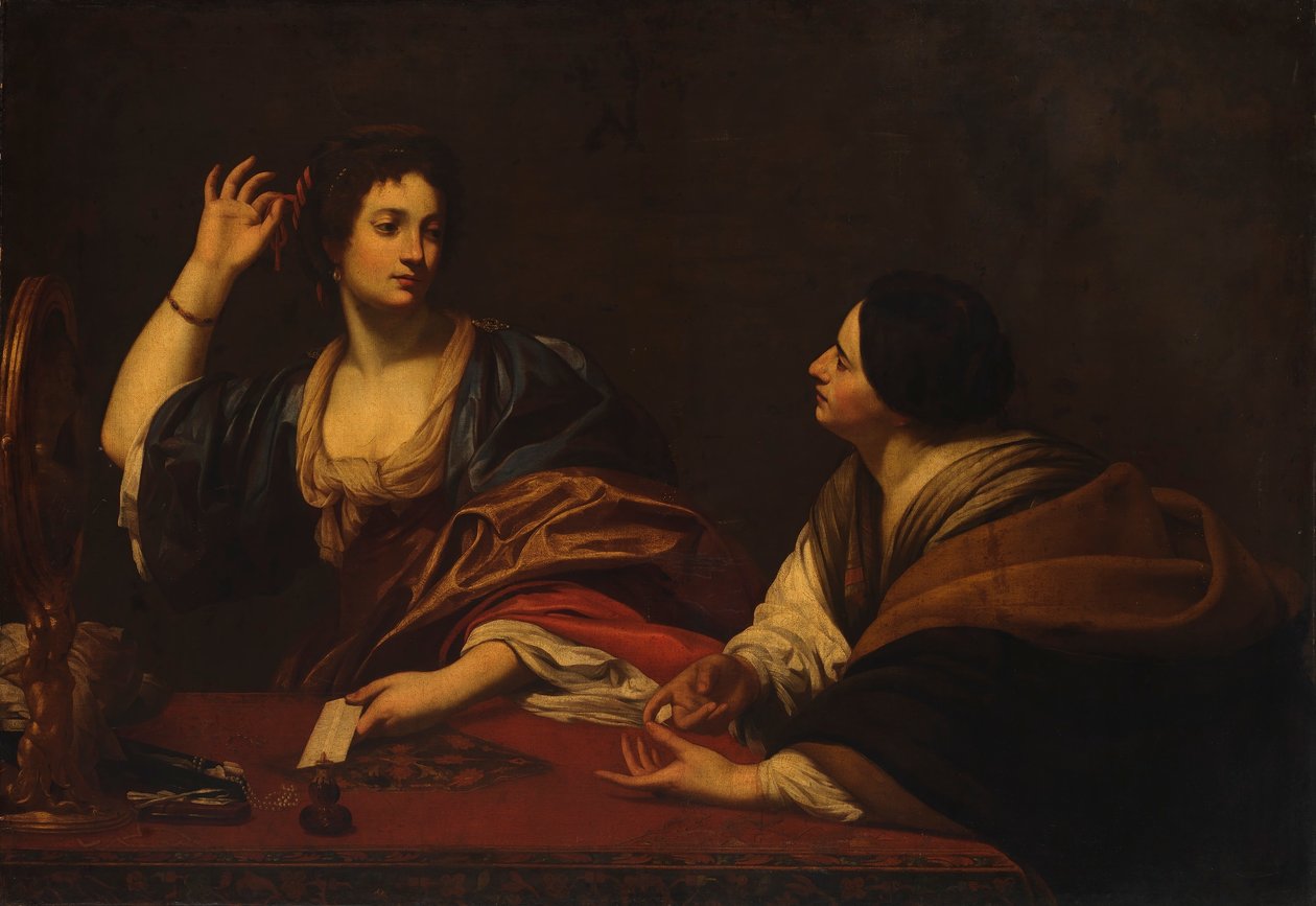 Martha tadelt ihre eitle Schwester Maria Magdalena von Unidentified