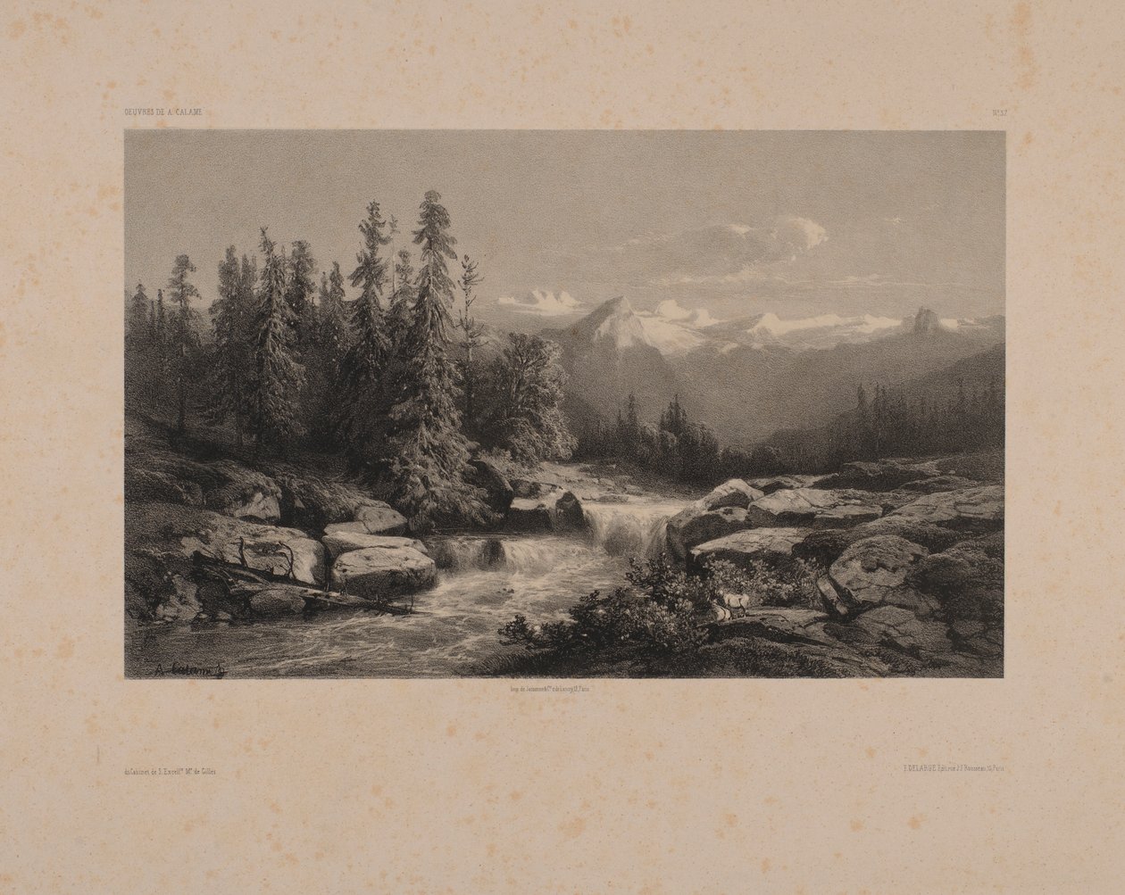 Werke von Calame von Unidentified