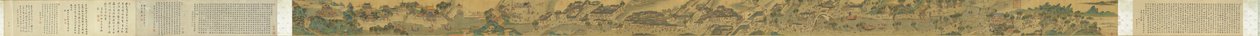 Entlang des Flusses während des Qingming-Festes (Suzhou-Nachahmung) von Unknown