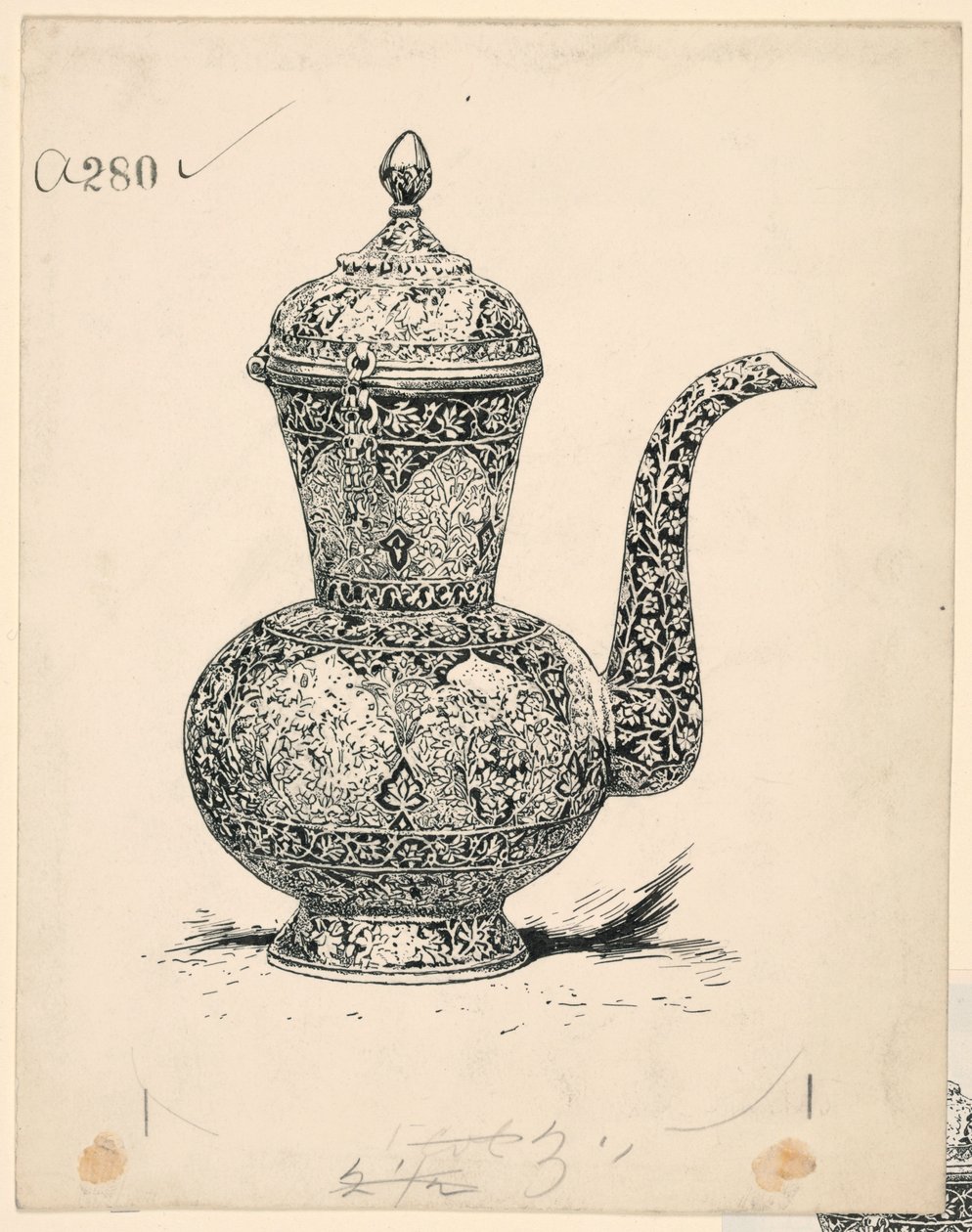 Silberkanne aus Isfahan von Unknown