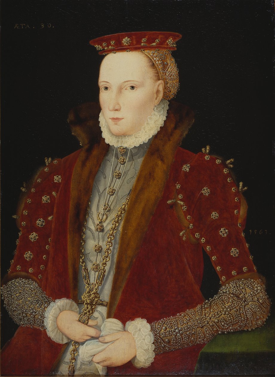 Porträt einer Dame, vermutlich Königin Elizabeth I., 1563 von Unbekannt Unbekannt