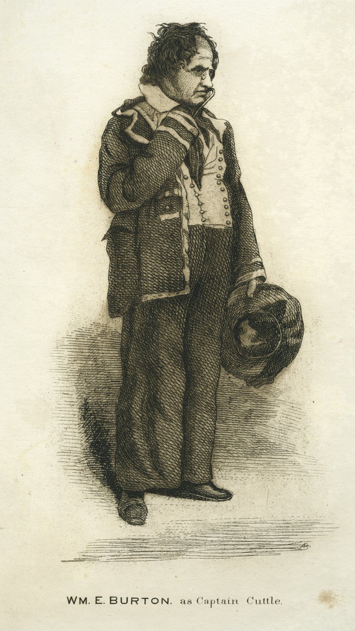 WM. E. Burton als Captain Cuttle von Unbekannt Unbekannt