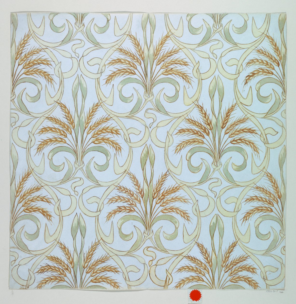Design für Tapete, 1894 von Unknown