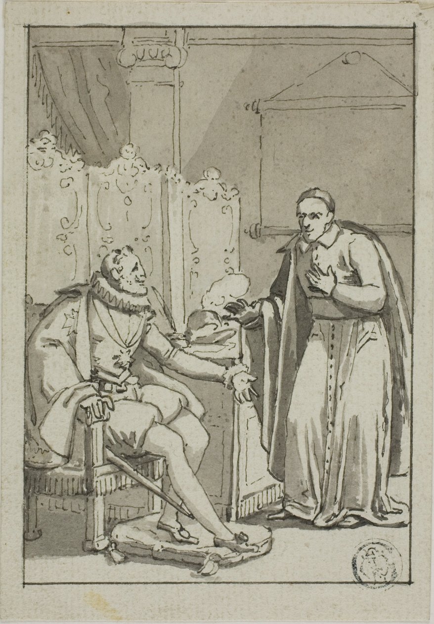 Audienz des Kardinals mit Heinrich IV. von Unknown