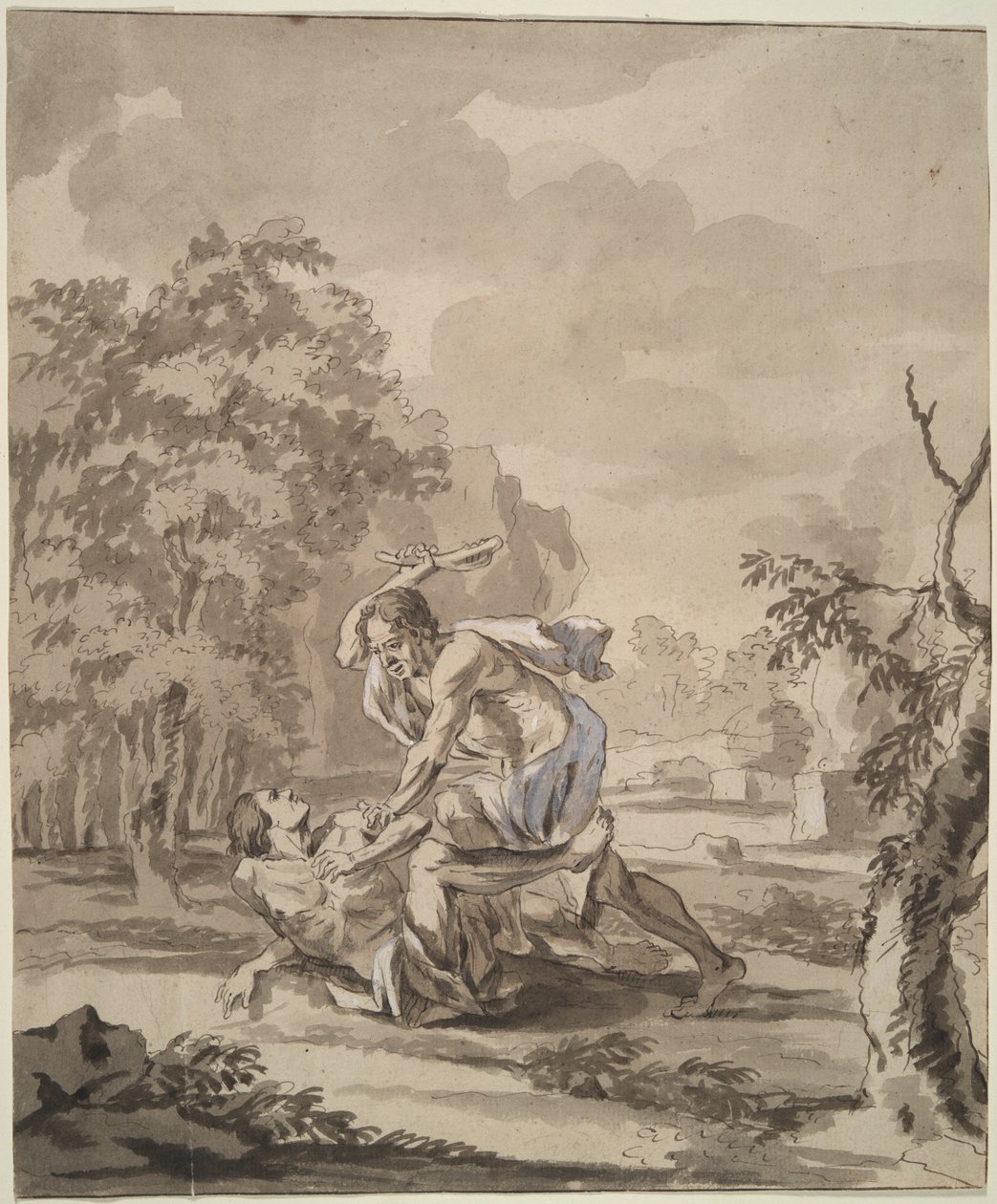 Kain tötet Abel von Unknown