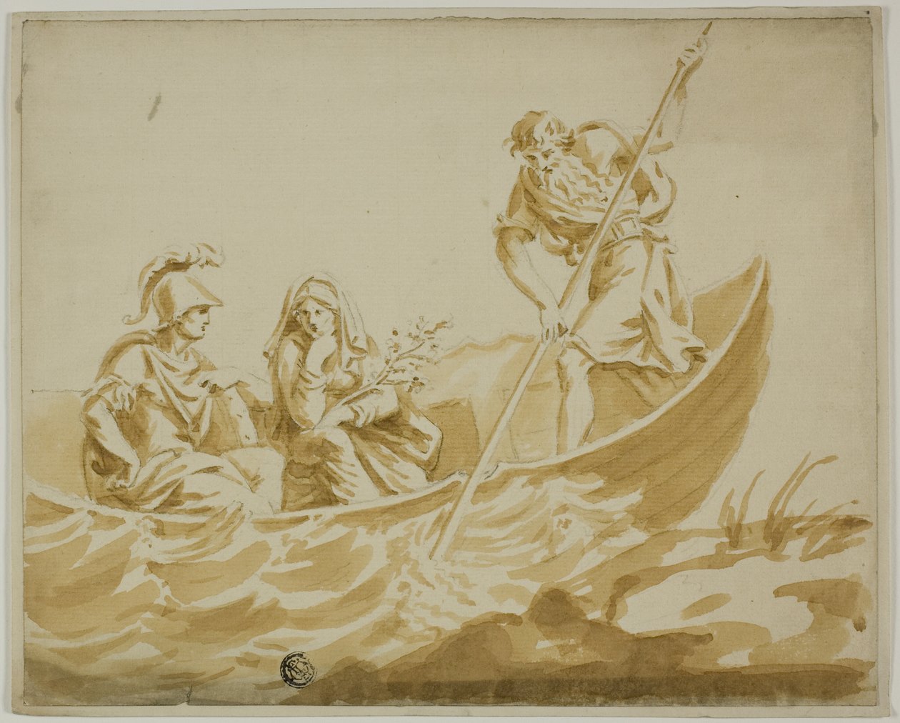 Charon befördert Mars und Minerva von Unknown